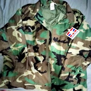 PROPPER US Military Camouflaged Cold Weather Field Jacket Hide away Hooded 
